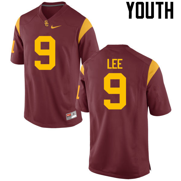 Youth #9 Marqise Lee USC Trojans College Football Jerseys-Red